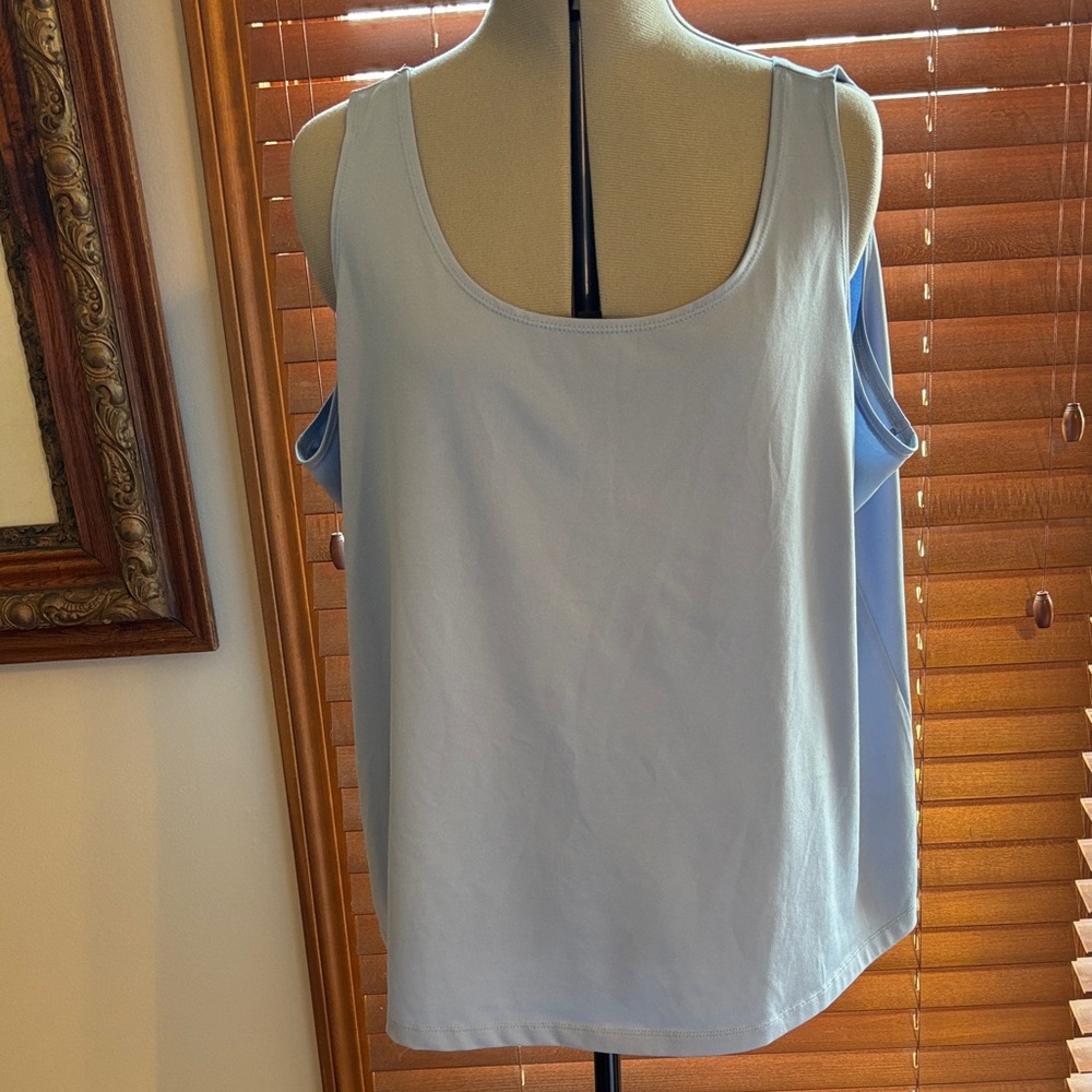 Susan Graver Essentials Liquid Knit Tank Top 3X NWOT Sleeveless Stretch